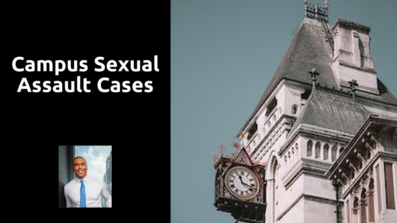 Campus sexual assault cases