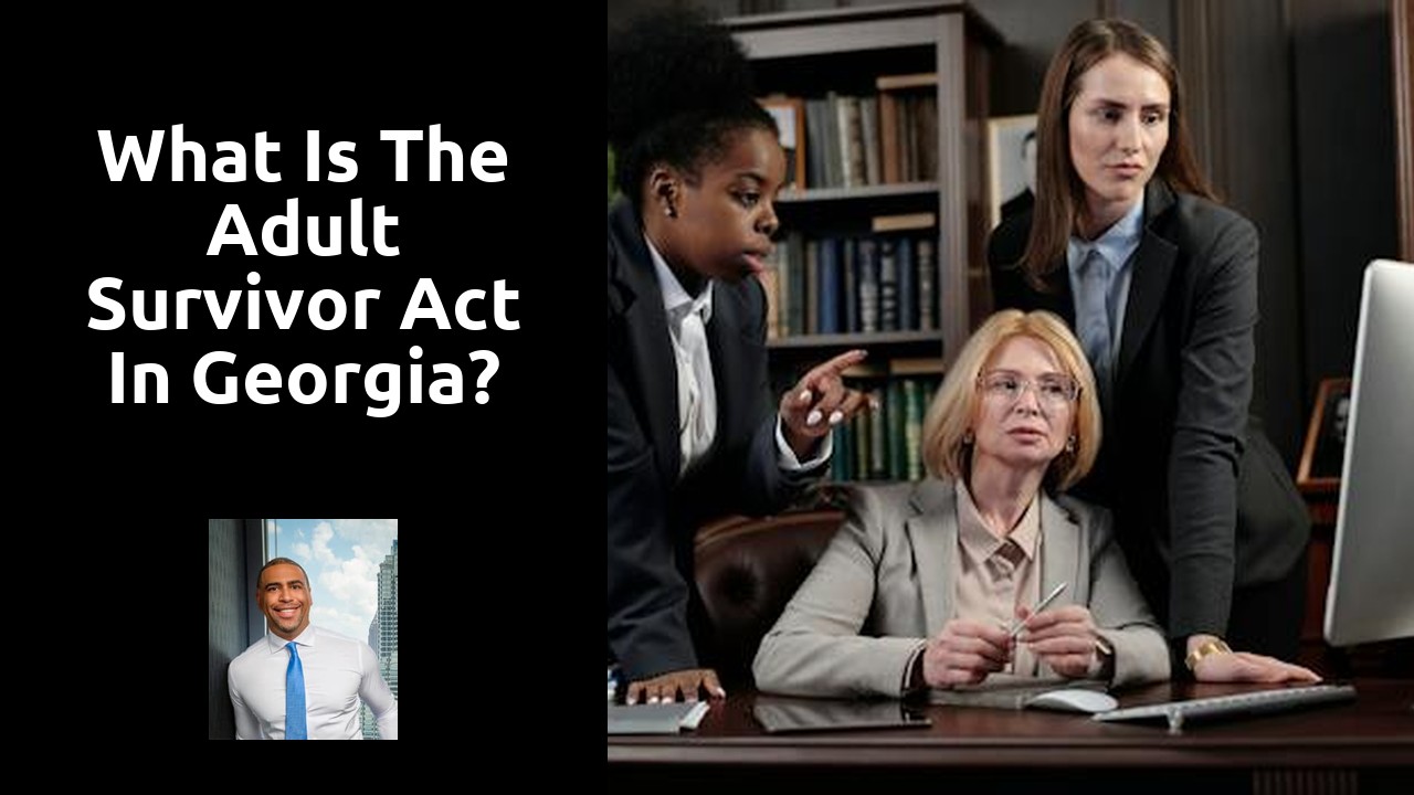 What is the Adult Survivor Act in Georgia?